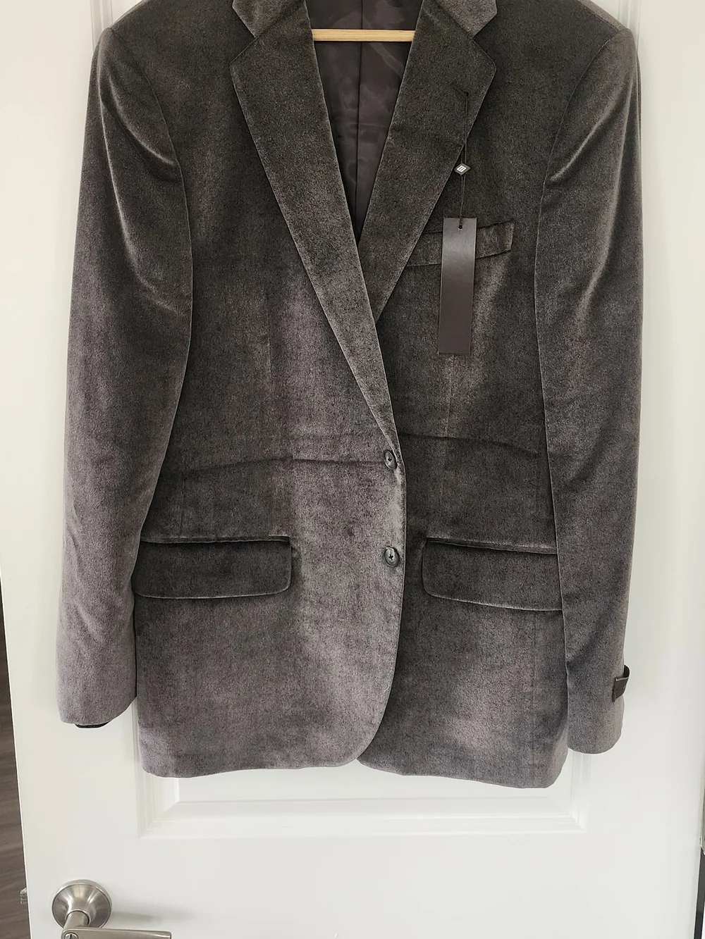 NWT Joseph Abboud Gray Velvet Blazer Sport Coat Men’s 42R $695
